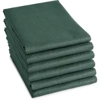 DDDDD - 6x Theedoek - Logo - 60x65 cm - Groen - Set van 6 stuks