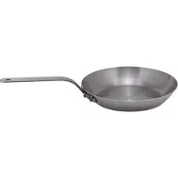 HorecaTraders Lyonnaiserpan | Plaatstaal | Ø26 cm | Gas, elektrisch, keramisch, oven