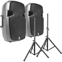 VONYX SPJ-1500A 15" speakerset 1600W met standaards