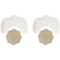 Bye Bra Borstlift Tape Women Silicone Nipple Covers Beige-Maat A-C