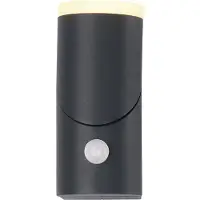 LumenXL Verstelbare wandlamp buiten Demy met sensor - zwart