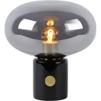 Lucide CHARLIZE - Tafellamp - Ø 23 cm - 1xE27 - Fumé