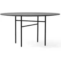 Menu Snaregade Round Eettafel 120 cm | Black | Black Oak