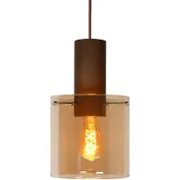 Lucide TOLEDO - Hanglamp - Ø 20 cm - 1xE27 - Amber