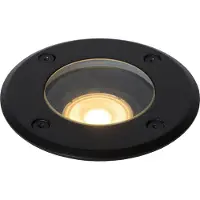 Lucide BILTIN - Grondspot Binnen/Buiten - Ø 10,8 cm - 1xGU10 - IP67 - Zwart