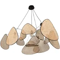 Market Set Hanglampe , Screen, dimbare, Hout, Woonkamer, Hout, Designer