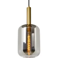 Lucide JOANET - Hanglamp - Ø 22 cm - 1xE27 - Fumé