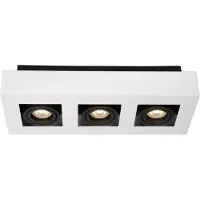 Lucide Plafondspot Xirax Wit Dimbaar 3x5w