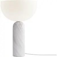 New Works Kizu tafellamp small White marble