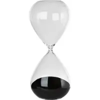 Pols Potten Ornament Sandglass Ball Black L