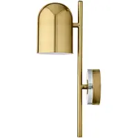 AYTM Wandlampe , Luceo, dimbare, Goud / Messing, Woonkamer, Metaal, Designer