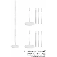 Sans marque Ballonpilaren set 2-stuks 120cm hoog geschikt voor elk feest