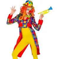 Finidi Clown slipjas geruit multi dames