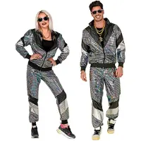 Finidi Jaren 80 disco trainingspak reflecterend
