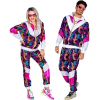 Finidi 80's trainingspak Retro print | Swing (multicolor, XL)
