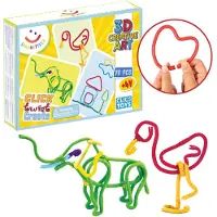 Clics Toys Spaghetteez, 70-delige magnetische bouwset