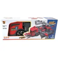 Basic Speelset Brandweer Garage In Truck