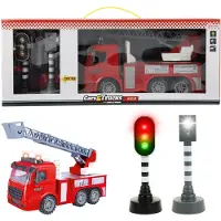 Huismerk Toi-toys Brandweerwagen Met Verkeerslichten - 58 cm