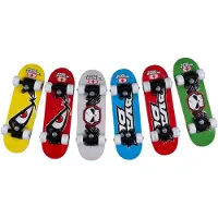 No Fear Skateboard 43,2x12,7cm Rood Rood Kunststof Skateboard