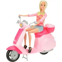Toi-Toys Lauren Tienerpop Scooter - 28 cm