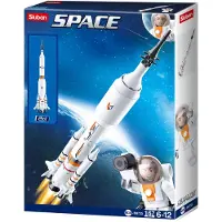 Sluban Space - Stuwraket voor Ruimteveer 2in1