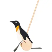 Goki Stokroller: PINGUIN H22cm, stok L60cm, 1+