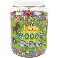Hama Strijkkralen Ton Met 9000 Stuks Pastel