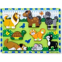 Melissa & Doug Puzzel Hout - Huisdieren