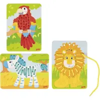 Goki Houten Rijgpuzzels, 3st. 1 St