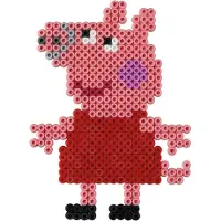 Pipsa Possu Midi Perlenset - 4000 st. - Peppa Wutz - - One Size - Perlen