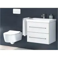 Villeroy & Boch Avento closetzitting compact afneembaar met softclose en deksel wit