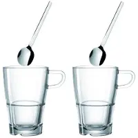 Leonardo SENSO Latte Macchiato Set 350ml - 4Delig