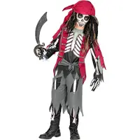 Widmann Pirate Cabin Skeleton Child Costume Veelkleurig 5-7 Years