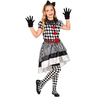 Widmann Vintage Clown Child Costume Zwart 8-10 Years