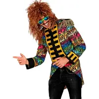 Finidi Disco slipjas met zebra print heren