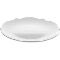 Alessi Side Plate Dressed White Porcelain 20,5 cm (Set van 4)