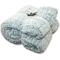 Unique living Plaid Knut - Mineraal Blauw