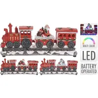 Home Styling Collection Trein led 39 cm 2 assorti xmas