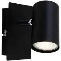 Briloner Leuchten RUN - wandlamp - plafond spot - 1 lichts - GU10 - max. 40 Watt - zwart
