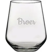 Pasabahce Gegraveerde Drinkglas 42,5cl Broer
