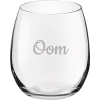 Royal Leerdam Gegraveerde Drinkglas 39cl Oom
