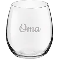 Royal Leerdam Gegraveerde Drinkglas 39cl Oma