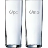 Arcoroc Gegraveerde longdrinkglas 31cl Opa & Oma