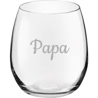 Royal Leerdam Gegraveerde Drinkglas 39cl Papa