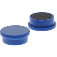 Smit Visual Whiteboard Magneten 20 mm - Blauw - 10 Stuks