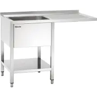 Bartscher Spoeltafel 700, spoelbak links, 120(B)x70(D)x85(H)cm