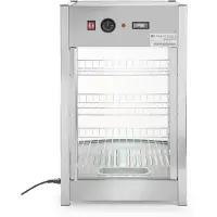 Hendi Warmhoudvitrine 800W, Warmhoudplaat, Zilver