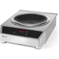 Hendi Digitale Instelbare Ronde Inductiewok | 3500Watt