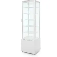 Hendi Koelvitrinekast 280L, RVS, 52,6(b)x55,6(d)x191,3(h)cm, 233696