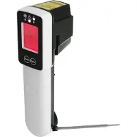 Super Merchant Infrarood thermometer met sonde, RVS, 5,3(b)x3,9(d)x15,8(h)cm, 271254